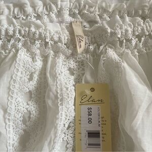 Elan White Lace Chemise